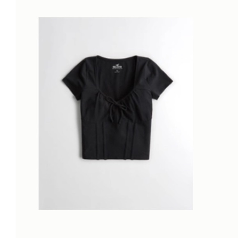 Seamed Cinch Top
